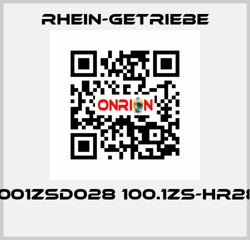 1001ZSD028 100.1ZS-HR28  Rhein-Getriebe