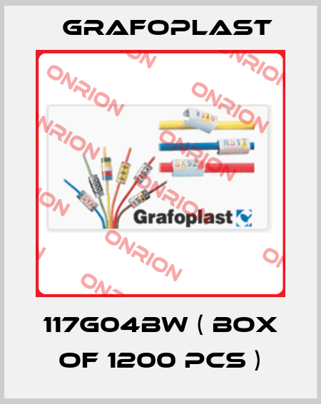 117G04BW ( Box of 1200 pcs ) GRAFOPLAST