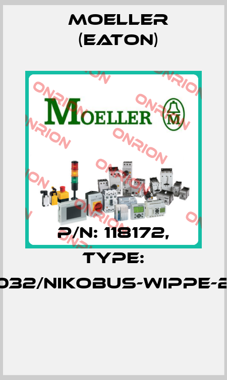 P/N: 118172, Type: 154-00032/NIKOBUS-WIPPE-2X1/2-IR  Moeller (Eaton)