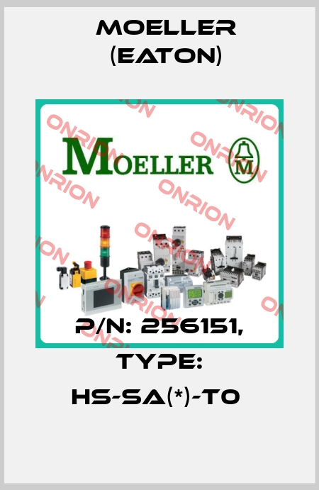 P/N: 256151, Type: HS-SA(*)-T0  Moeller (Eaton)