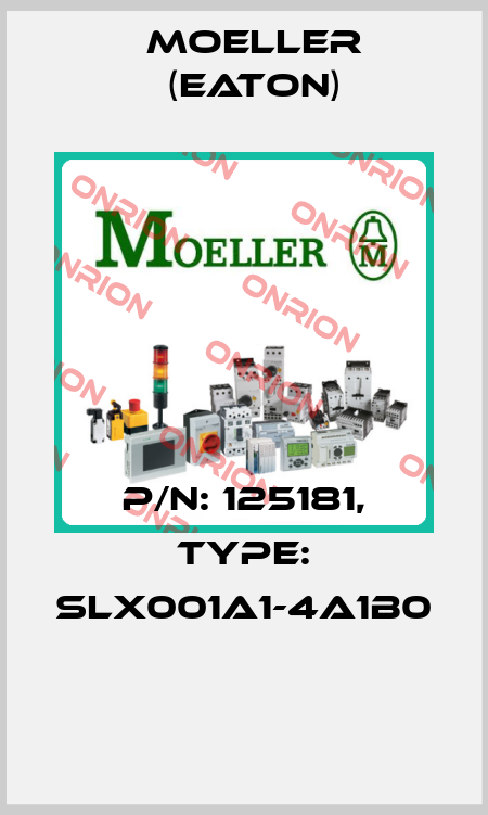 P/N: 125181, Type: SLX001A1-4A1B0  Moeller (Eaton)