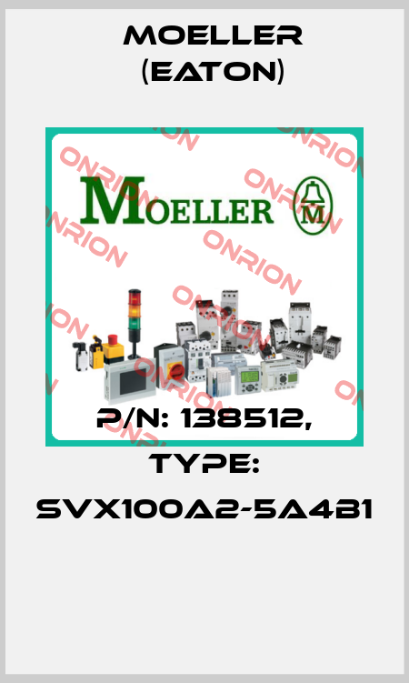 P/N: 138512, Type: SVX100A2-5A4B1  Moeller (Eaton)