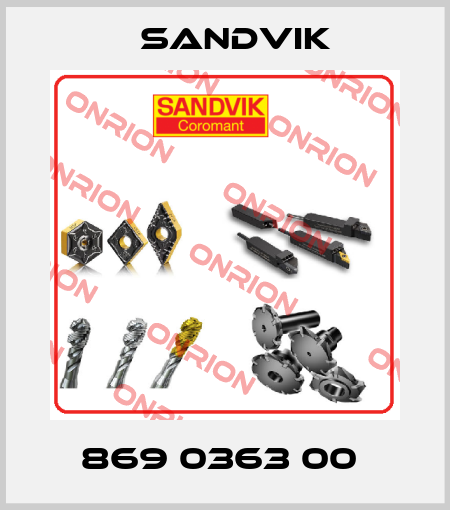 869 0363 00  Sandvik