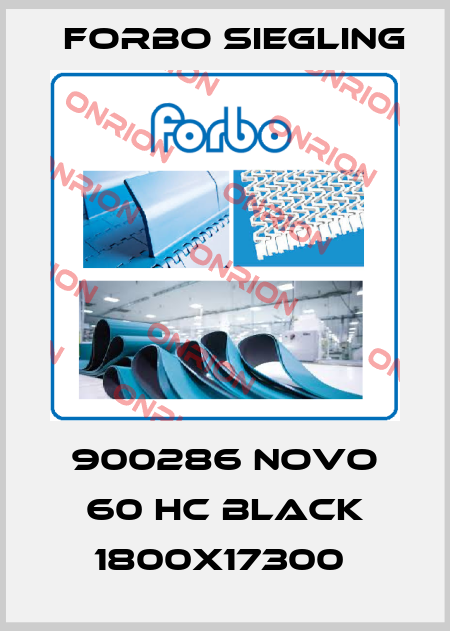 900286 NOVO 60 HC BLACK 1800X17300  Forbo Siegling