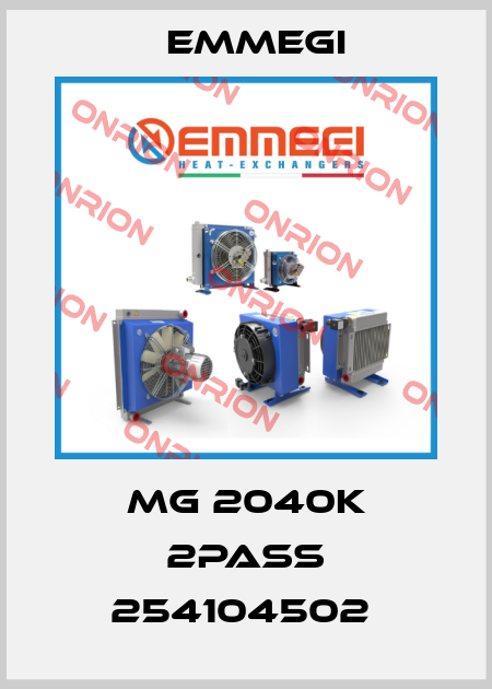 MG 2040K 2PASS 254104502  Emmegi