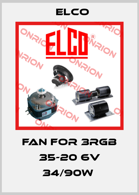 Fan for 3RGB 35-20 6V 34/90W  Elco