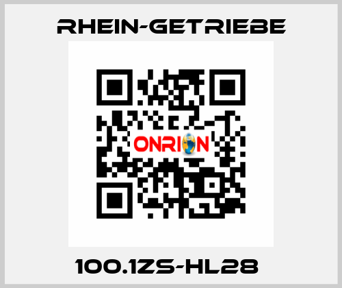 100.1ZS-HL28  Rhein-Getriebe