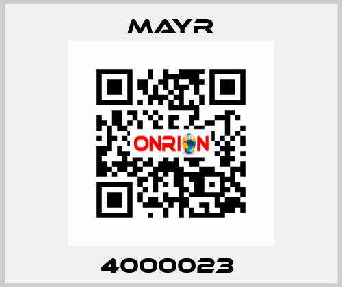 4000023  Mayr