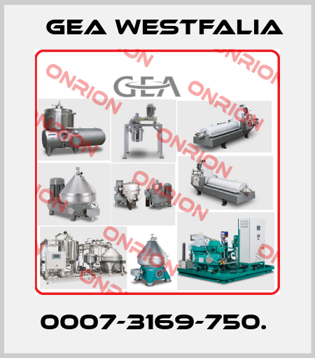 0007-3169-750.  Gea Westfalia