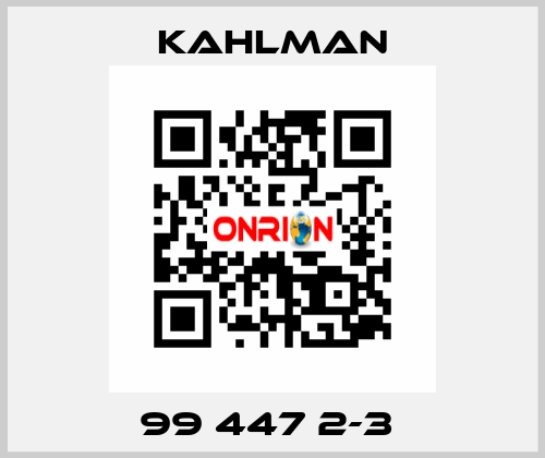 99 447 2-3  Kahlman