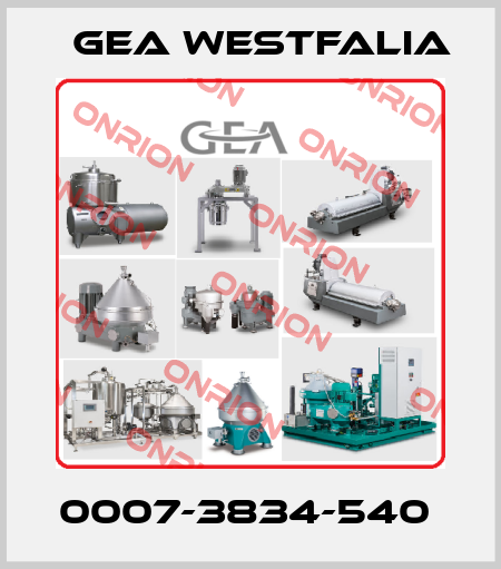 0007-3834-540  Gea Westfalia
