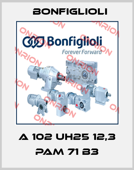 A 102 UH25 12,3 PAM 71 B3 Bonfiglioli