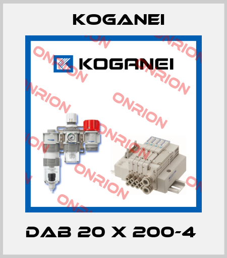 DAB 20 X 200-4  Koganei