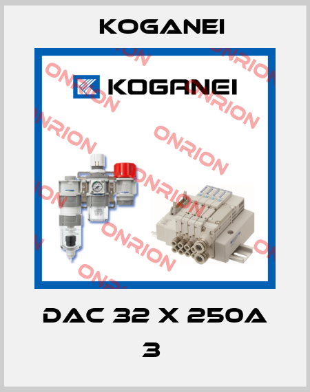 DAC 32 X 250A 3  Koganei