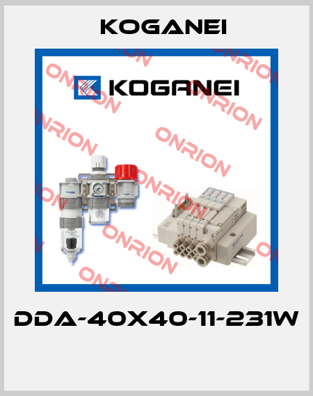 DDA-40X40-11-231W  Koganei