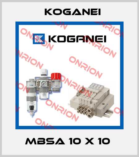 MBSA 10 X 10  Koganei