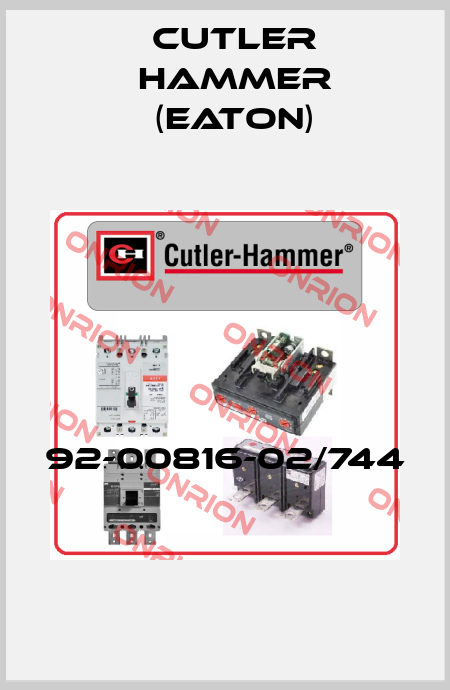 92-00816-02/744  Cutler Hammer (Eaton)