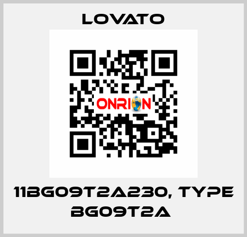 11BG09T2A230, Type BG09T2A  Lovato