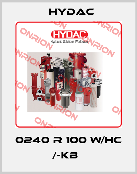 0240 R 100 W/HC /-KB   Hydac