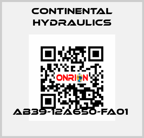 AB39-12A650-FA01  Continental Hydraulics