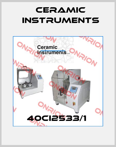 40CI2533/1  Ceramic Instruments