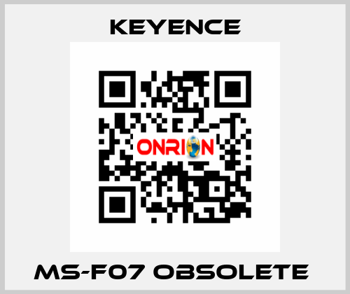 MS-F07 Obsolete  Keyence