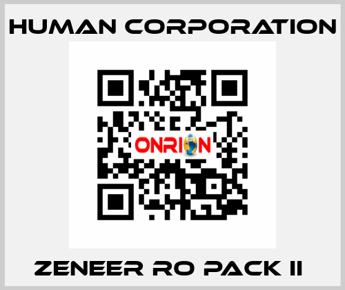 ZENEER RO PACK II  Human Corporation