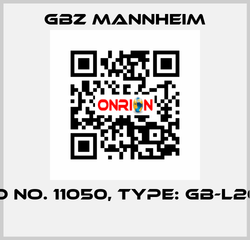 Id No. 11050, Type: GB-L20  GBZ MANNHEIM