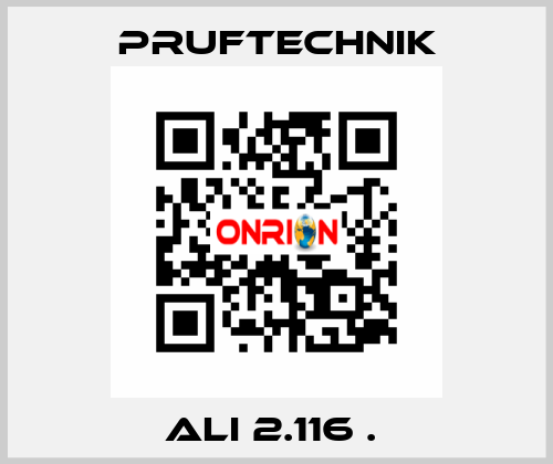 ALI 2.116 .  Pruftechnik