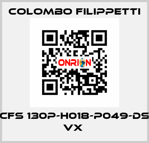 CFS 130P-H018-P049-DS VX  Colombo Filippetti