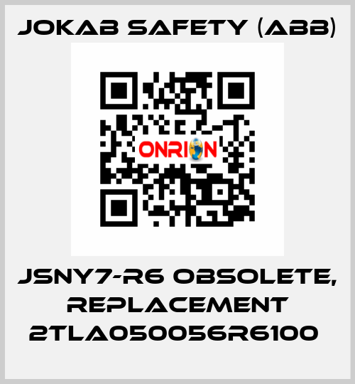JSNY7-R6 obsolete, replacement 2TLA050056R6100  Jokab Safety (ABB)