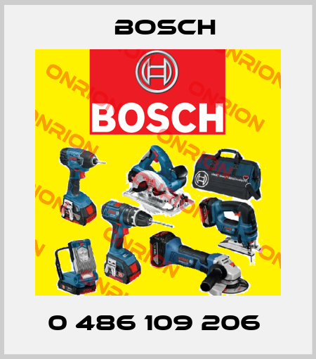 0 486 109 206  Bosch