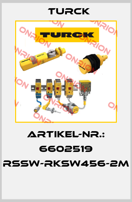 ARTIKEL-NR.: 6602519 RSSW-RKSW456-2M  Turck