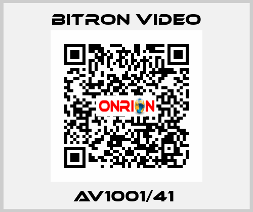 AV1001/41  Bitron video