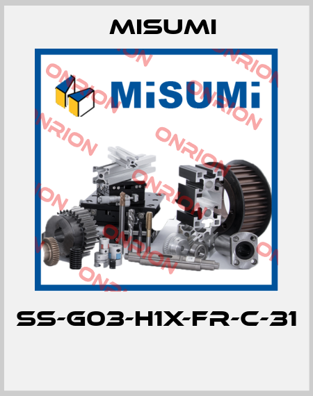 SS-G03-H1X-FR-C-31  Misumi