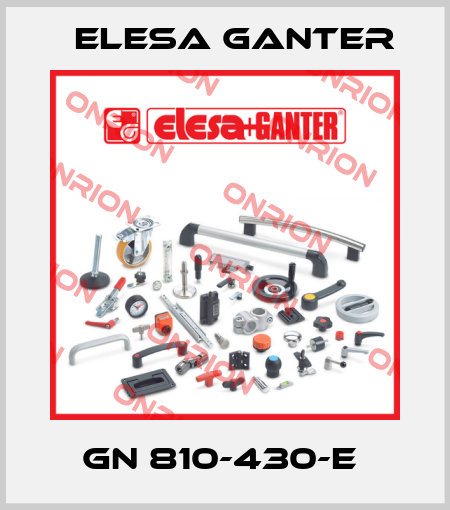 GN 810-430-E  Elesa Ganter