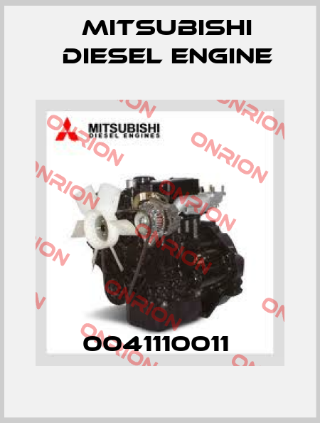 0041110011  Mitsubishi Diesel Engine