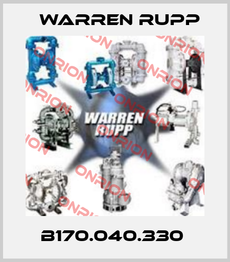 B170.040.330  Warren Rupp