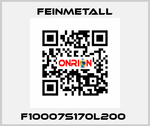 F10007S170L200  FEINMETALL