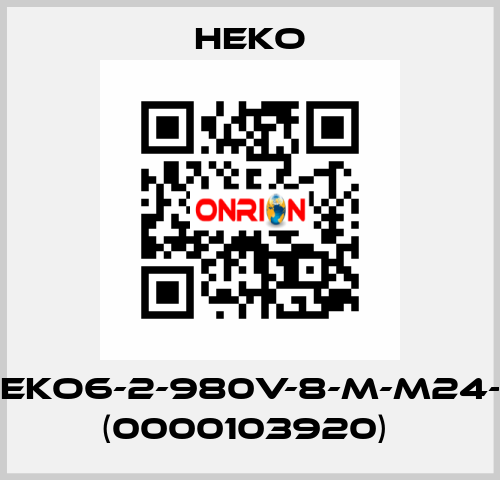 KB-105-TS-HEKO6-2-980V-8-M-M24-1DL-SPS1481 (0000103920)  HEKO