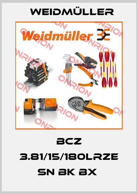 BCZ 3.81/15/180LRZE SN BK BX  Weidmüller
