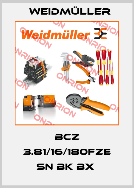 BCZ 3.81/16/180FZE SN BK BX  Weidmüller