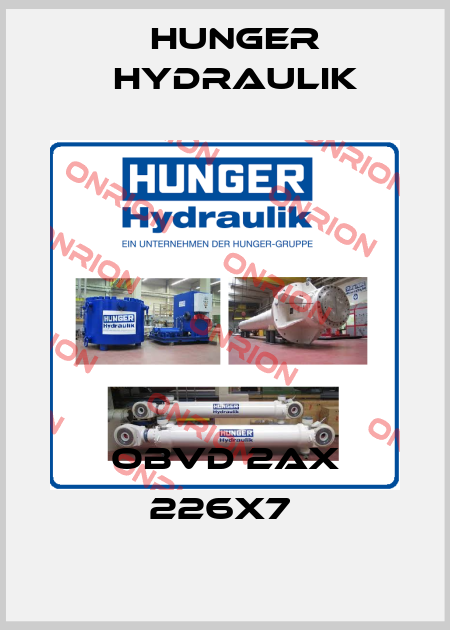 OBVD 2ax 226x7  HUNGER Hydraulik