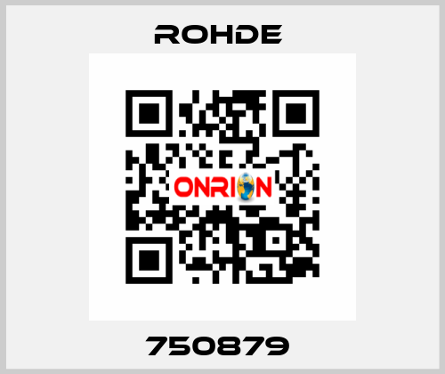 750879  Rohde 