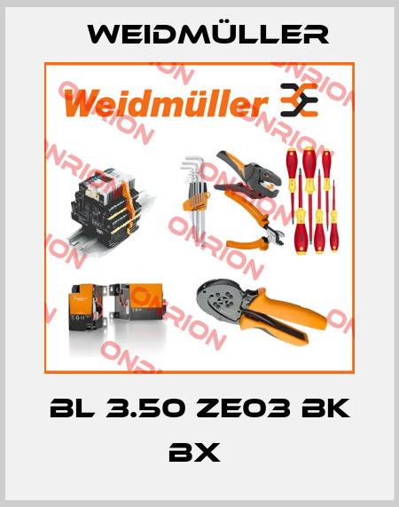 BL 3.50 ZE03 BK BX  Weidmüller