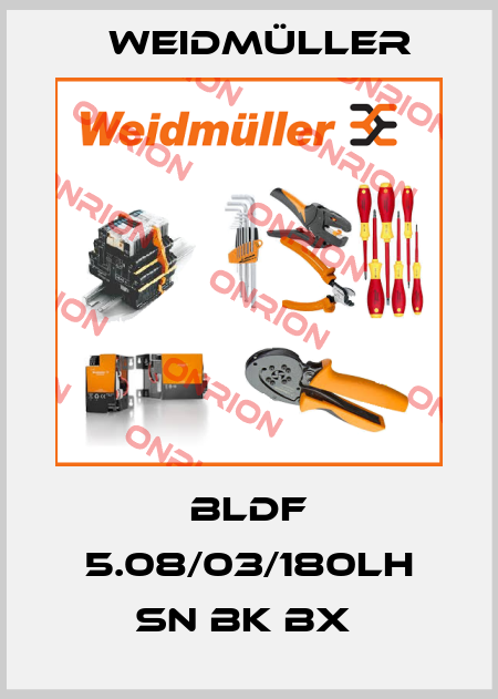 BLDF 5.08/03/180LH SN BK BX  Weidmüller