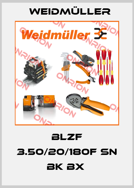 BLZF 3.50/20/180F SN BK BX  Weidmüller