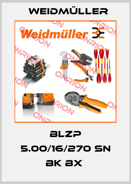 BLZP 5.00/16/270 SN BK BX  Weidmüller