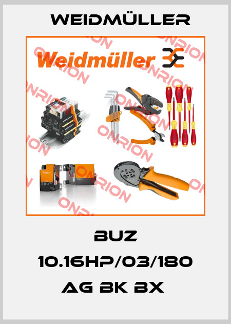 BUZ 10.16HP/03/180 AG BK BX  Weidmüller