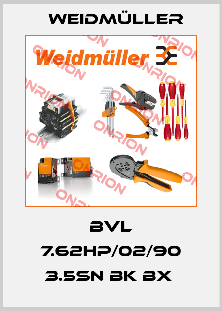 BVL 7.62HP/02/90 3.5SN BK BX  Weidmüller